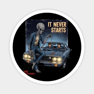 Horror Tropes - when the car wont start. Magnet